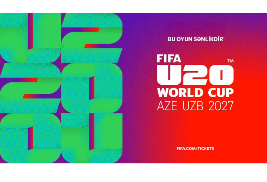 Azərbaycanın da ev sahibliyi edəcəyi FIFA U-20 dünya çempionatının rəsmi brendi təqdim olunub