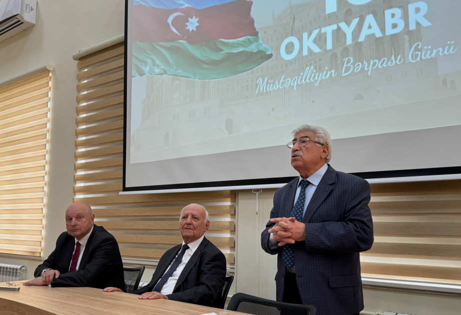 BDU-da Müstəqilliyin Bərpası Günü qeyd olunub