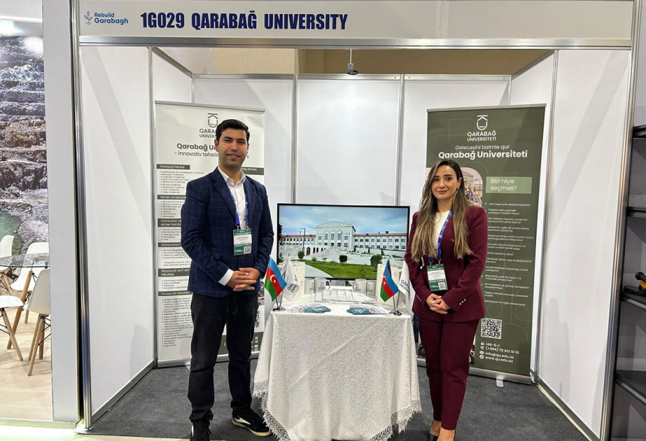 Qarabağ Universiteti “Rebuild Karabakh” sərgisində təmsil olunur