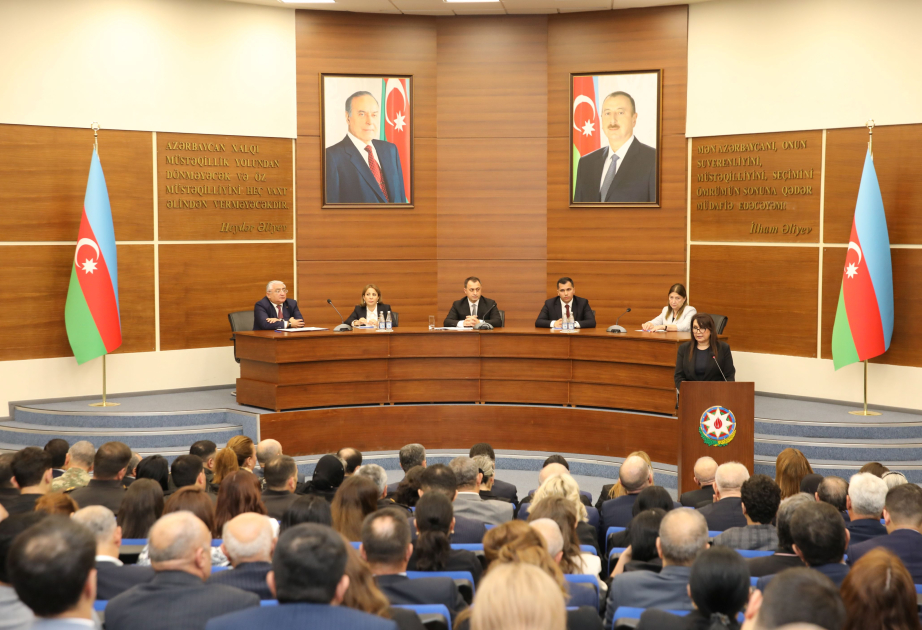 Nizami rayonunda Prezident İlham Əliyevin YAP-ın VIII Qurultayındakı nitqindən irəli gələn vəzifələr müzakirə olunub