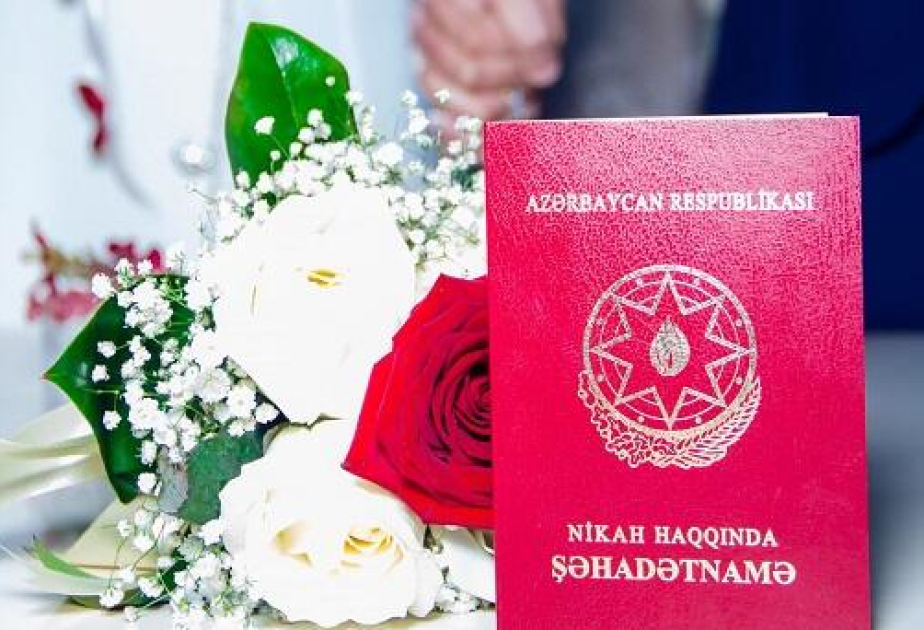 Plus de 26 mille mariages enregistrés en janvier-août en Azerbaïdjan