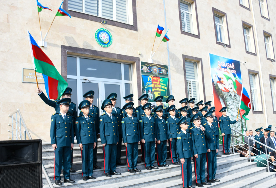 Dövlət Sərhəd Xidmətinin Xüsusi Məktəbinin 15 illik yubileyi qeyd edilib