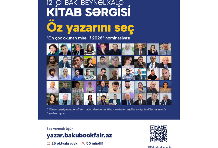 “Öz yazarını seç” – onlayn səsverməyə start verilir