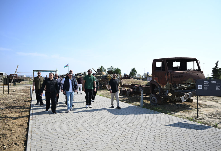 Participants of “Falcons Meet – 2026” exercise visit Military Trophy Park