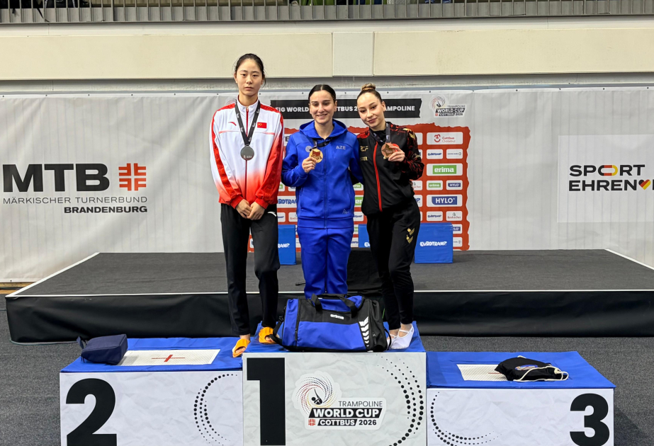 Azərbaycan gimnastı Dünya Kubokunda qızıl medal qazanıb