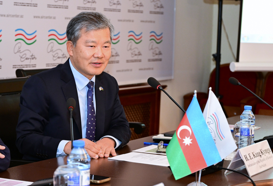 Koreya səfiri: Orta Dəhliz Azərbaycanla əməkdaşlıq üçün yeni imkanlar yaradır VİDEO