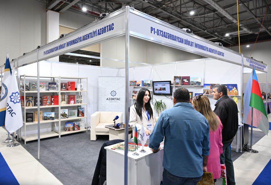 L’AZERTAC représentée à la 12e Foire internationale du livre de Bakou