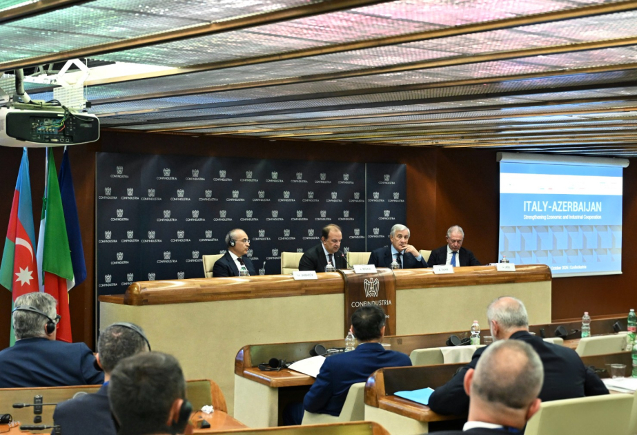 Se amplía la cooperación económica entre Azerbaiyán e Italia
