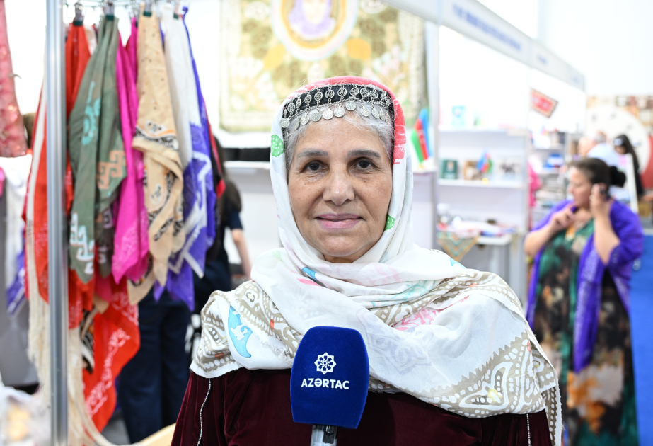 Kəlağayıya maraq və tələbat artır: Milli irsimiz gənclər tərəfindən sevilərək yaşadılır VİDEO