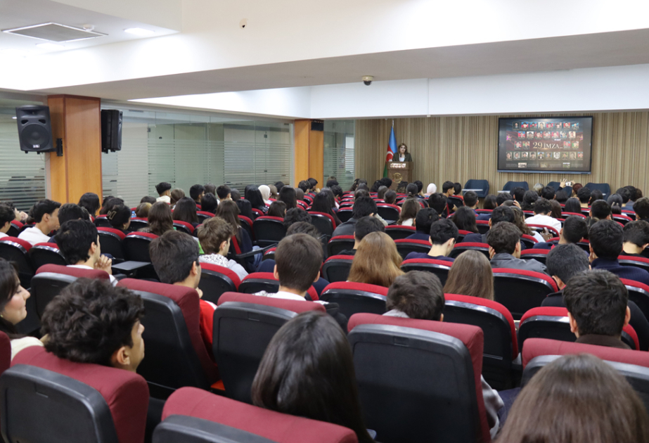 Azərbaycan Universitetində “29 imza…” sənədli filmi nümayiş olunub