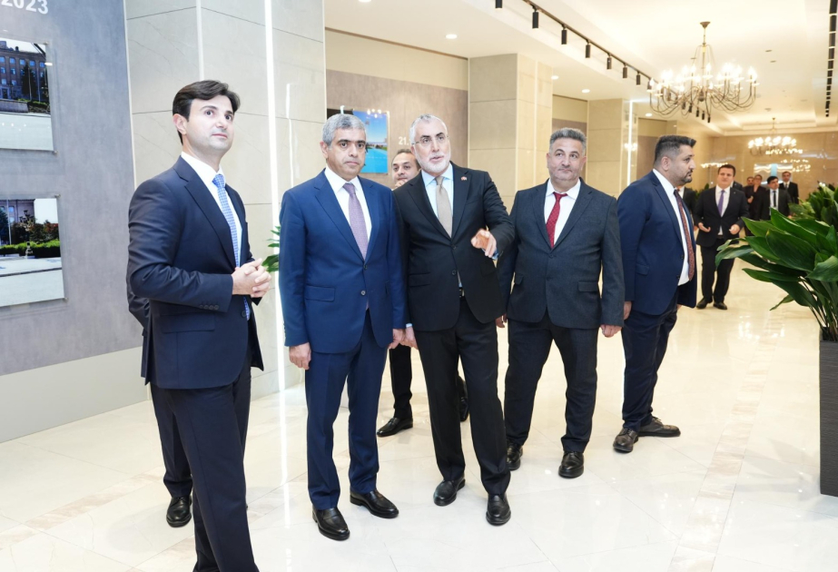 Turkish and Uzbek delegations visit Victory Park and Garabagh University in Khankendi