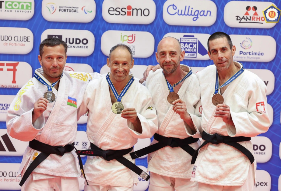 Aserbaidschanische Judoka gewinnen zwei weitere Medaillen bei Veteranen-Europameisterschaft