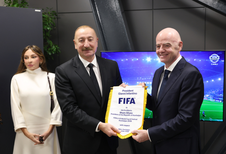 Gianni Infantino agradeció al Presidente Ilham Aliyev la organización de la Copa Mundial y Festival Sub-15 de la FIFA Azerbaiyán 2026