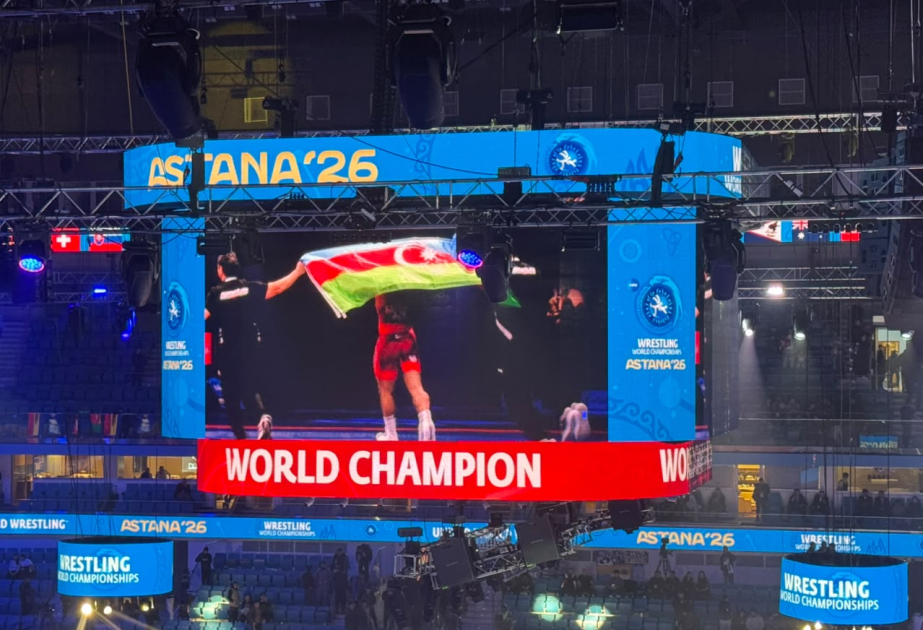 Greco-Roman wrestler Suleymanov wins Azerbaijan’s second gold medal at World Championships in Astana