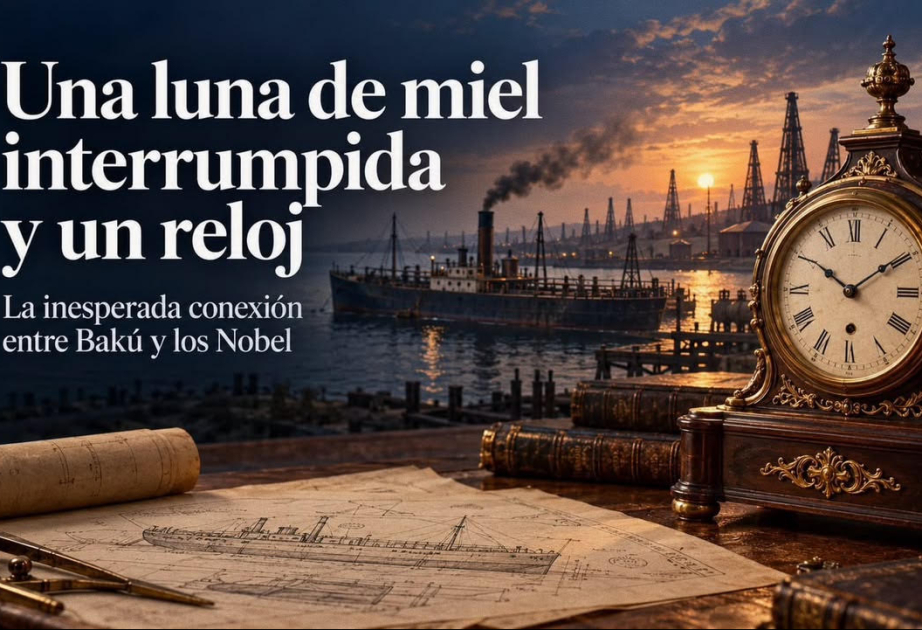 Una luna de miel interrumpida y un reloj: la inesperada conexión entre Bakú y los Nobel
