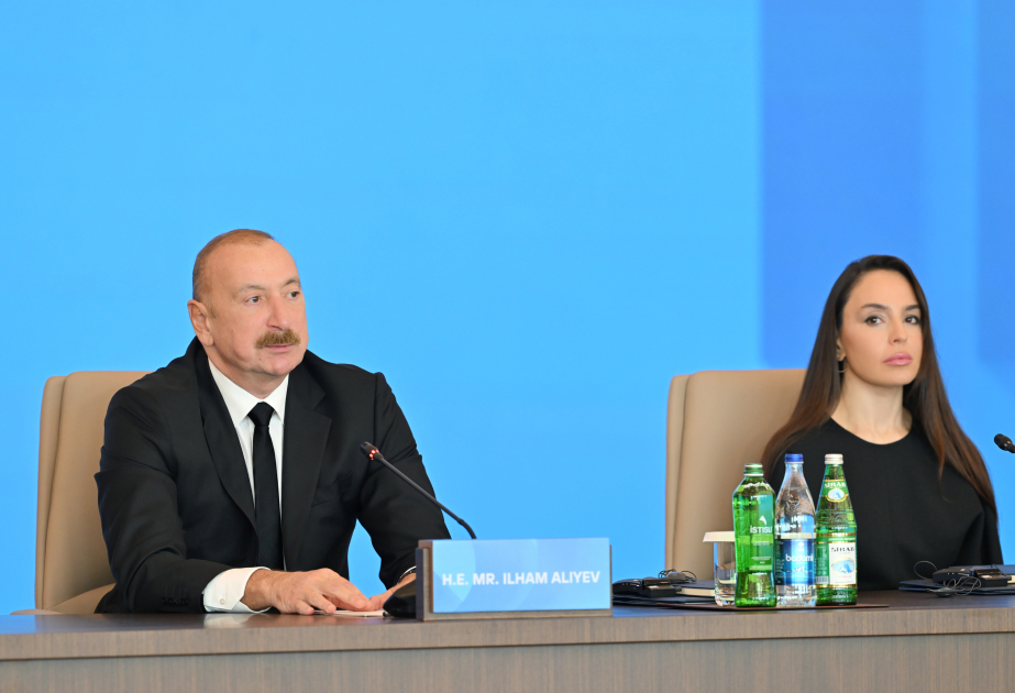 President Ilham Aliyev speaks at Dialogue Forum about Azerbaijan’s liberation of its territories