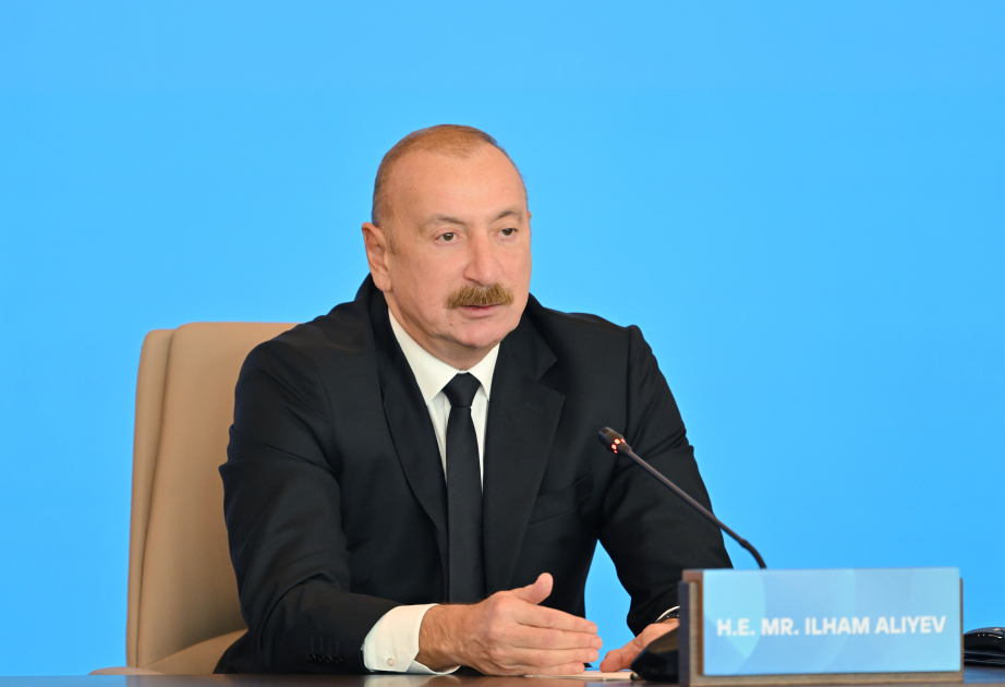 الرئيس إلهام علييف: من الممكن أن تسهم تجربة أذربيجان في تسوية بعض النزاعات