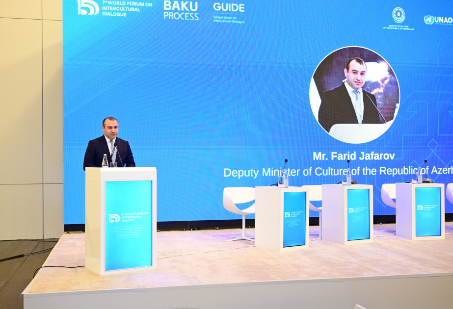 VII Ümumdünya Mədəniyyətlərarası Dialoq Forumu çərçivəsində mədəni irsin bərpası müzakirə olunur