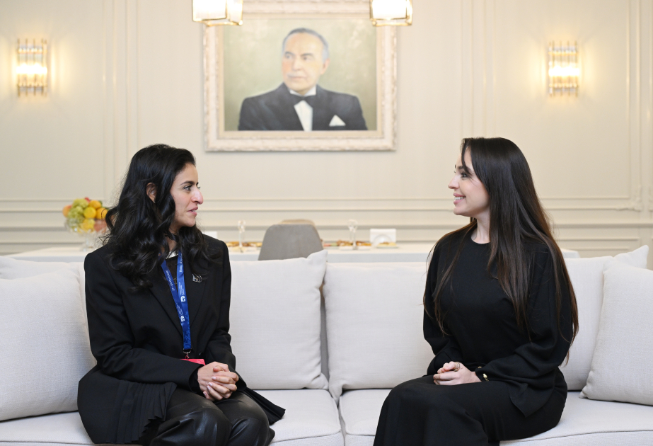 Leyla Əliyeva Dünya Turizm Təşkilatının Baş katibi ilə görüşüb
