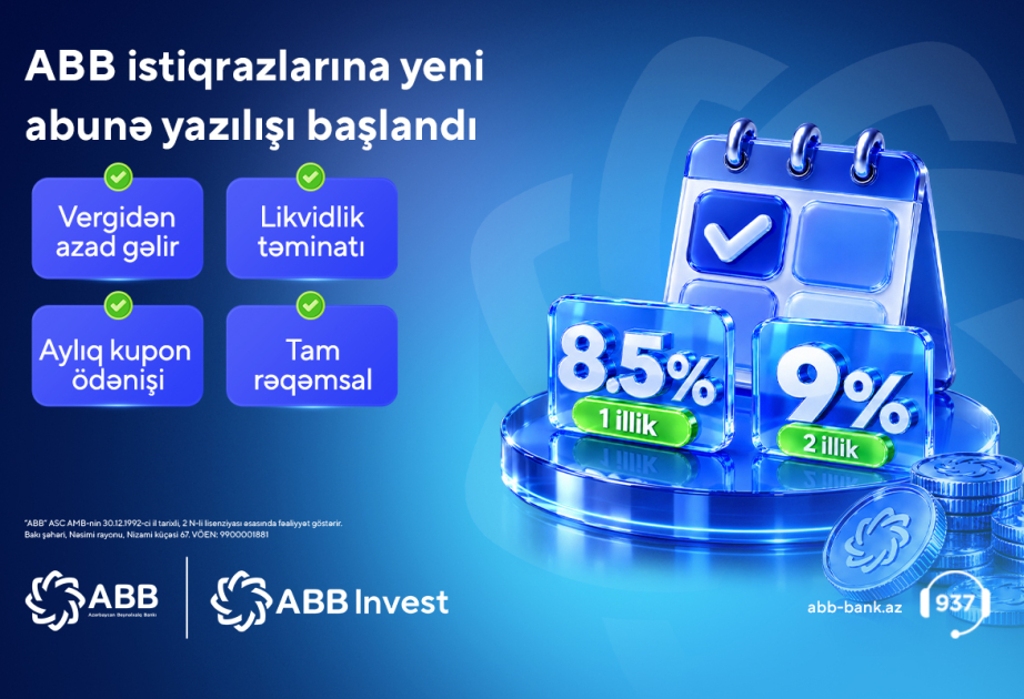 ® ABB istiqraz emissiyasının növbəti mərhələsinə start verib