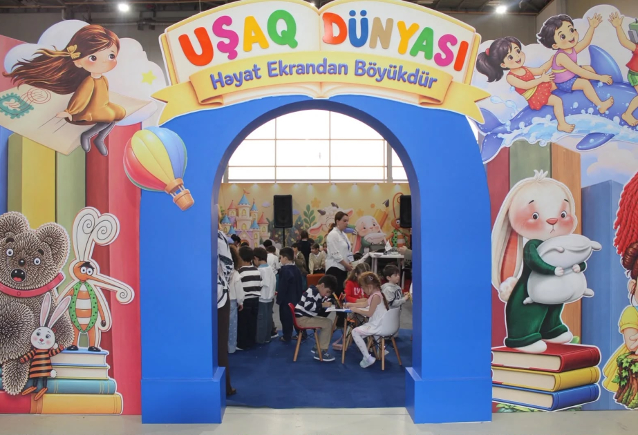 Beynəlxalq Kitab Sərgisində Respublika Uşaq Kitabxanasının stendi böyük maraq doğurub