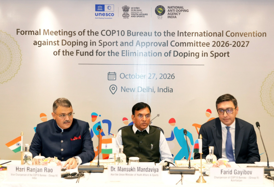Azerbaijan’s Youth and Sports Minister chairs COP10 Bureau meeting in India