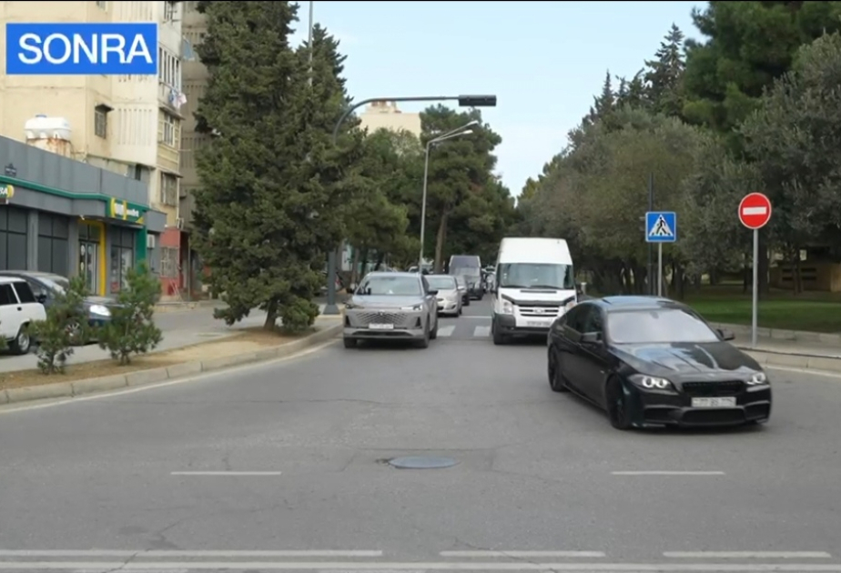 Paytaxtın Bəkir Çobanzadə və Bəhruz Nuriyev küçələrinin kəsişməsində yeni işıqforlar quraşdırılıb