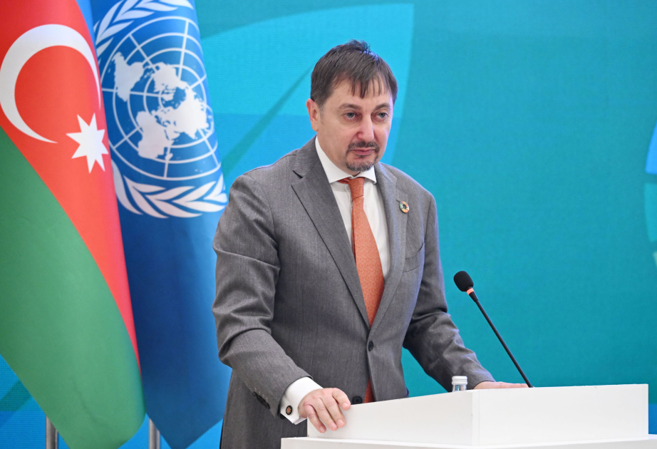Dmitro Şlapaçenko: Azərbaycan ilə BMT arasında formalaşmış tərəfdaşlıq sosial-iqtisadi inkişafa töhfələr verib