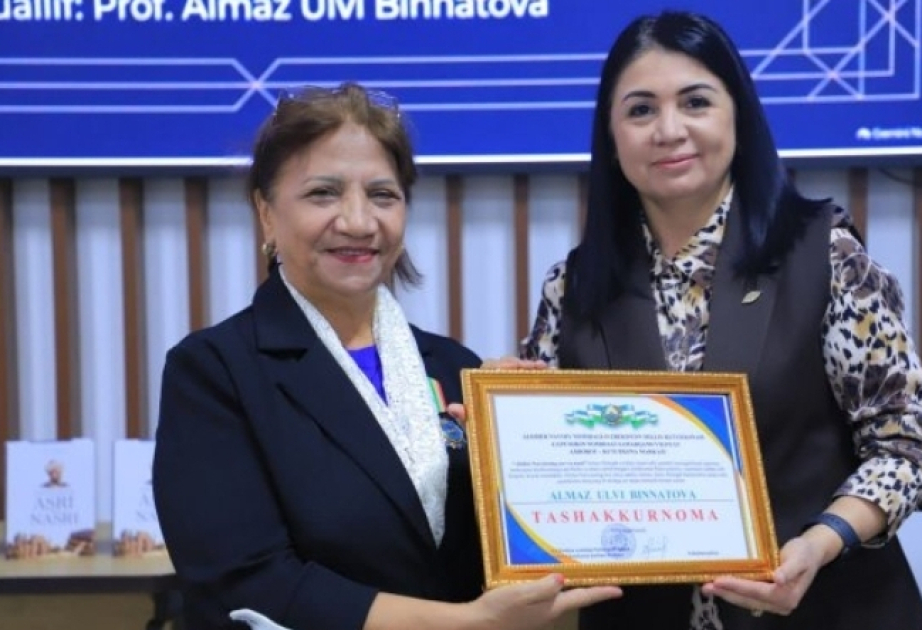 Azərbaycanlı alimin Əlişir Nəvaiyə həsr olunan monoqrafiyası Özbəkistanda təqdim edilib