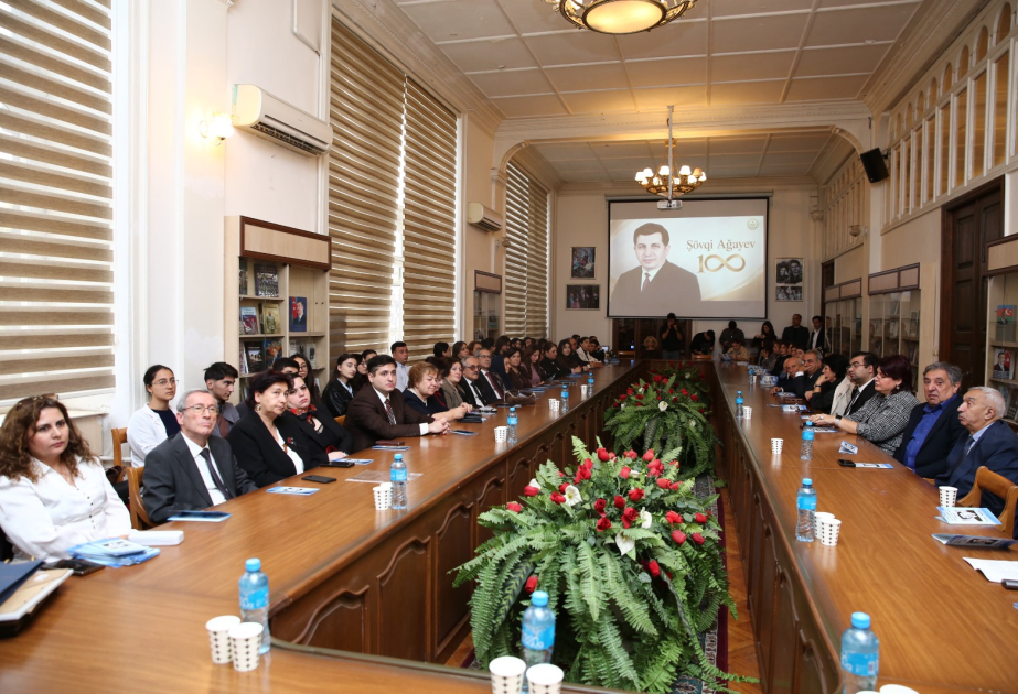 ADPU-da Şövqi Ağayevin 100 illik yubileyi qeyd edilib