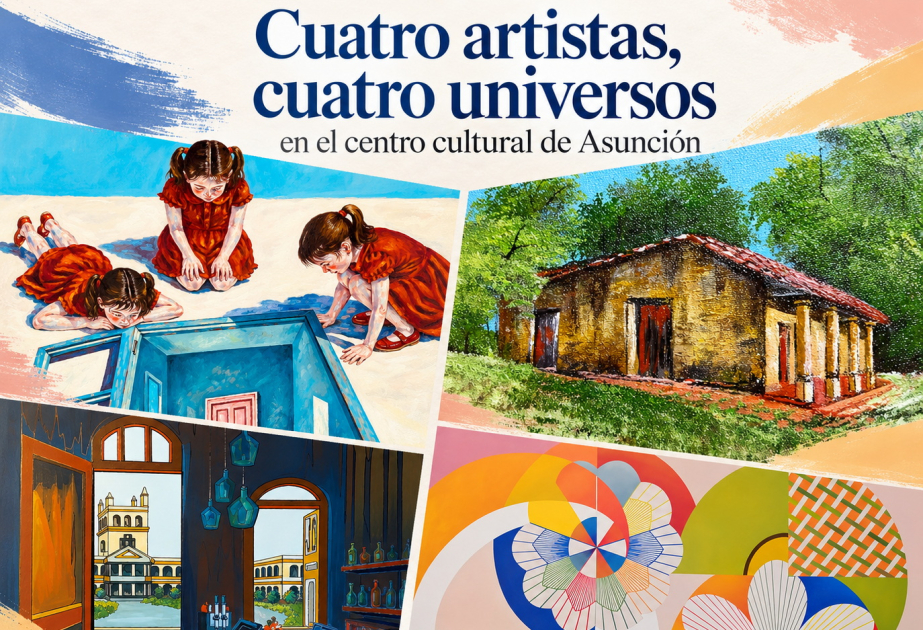 Cuatro artistas, cuatro universos en el centro cultural de Asunción
