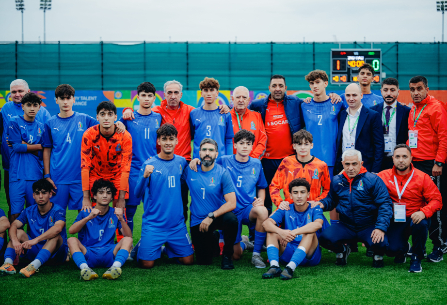 FIFA U-15 dünya çempionatı: Azərbaycan millisi Cəbəllütariqə böyük hesabla qalib gəlib