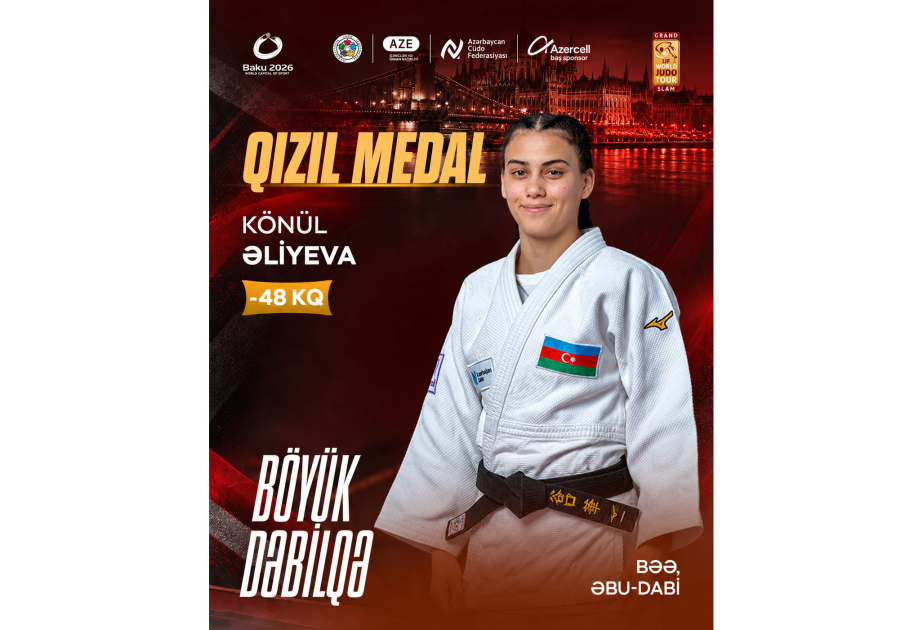 Judoca azerbaiyana logra un resultado histórico en el Grand Slam