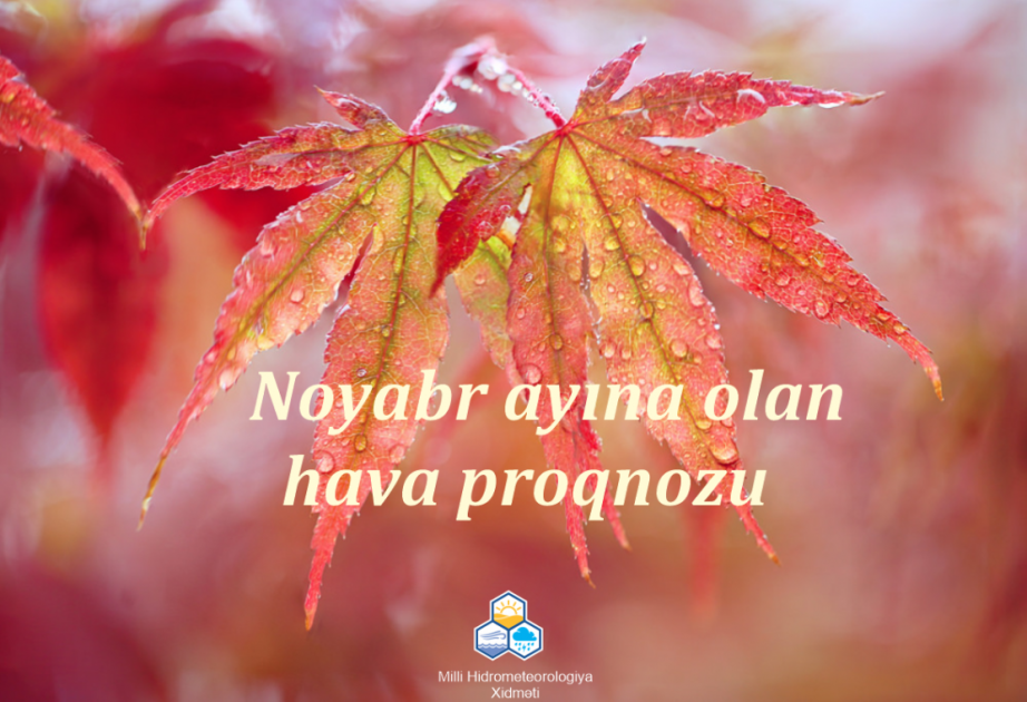 Noyabr ayına olan hava proqnozu açıqlanıb