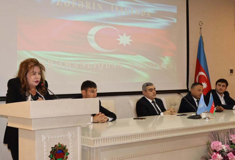 Zəfər Gününə həsr olunan tədbirdə Azərbaycanın tarixi Qələbəsinin əhəmiyyəti vurğulanıb