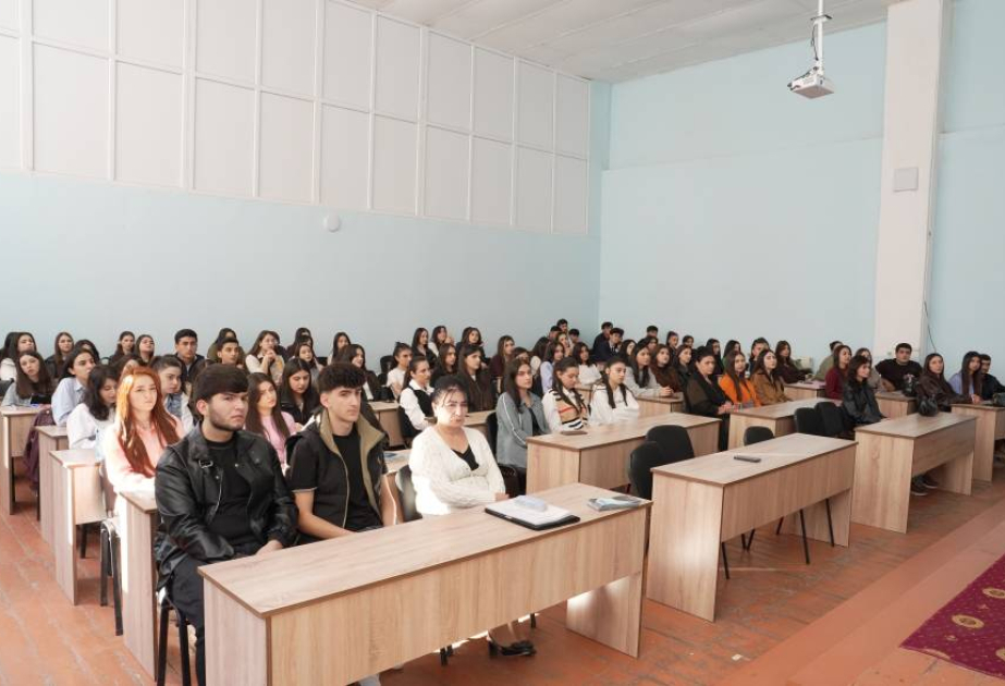 Ağcabədidə tələbələr arasında antinarkotik təbliğatın gücləndirilməsi məqsədilə görüş təşkil olunub