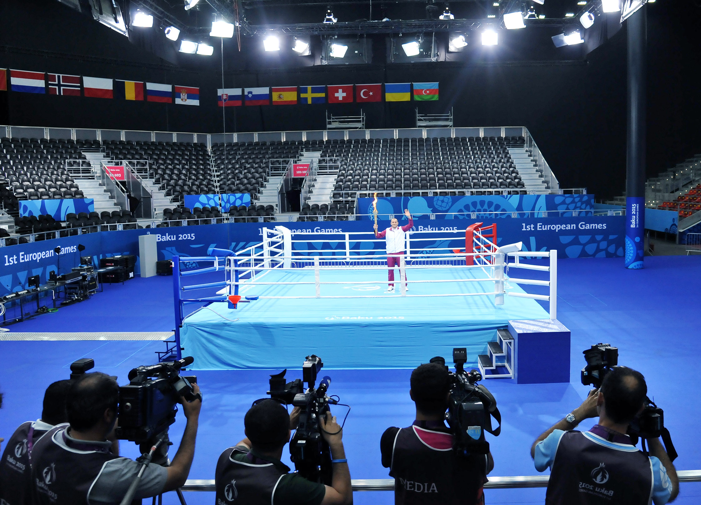 Baku 2015 European games. Baku 2015 Basketball Arena.