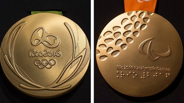 里约残奥会奖牌榜图片
