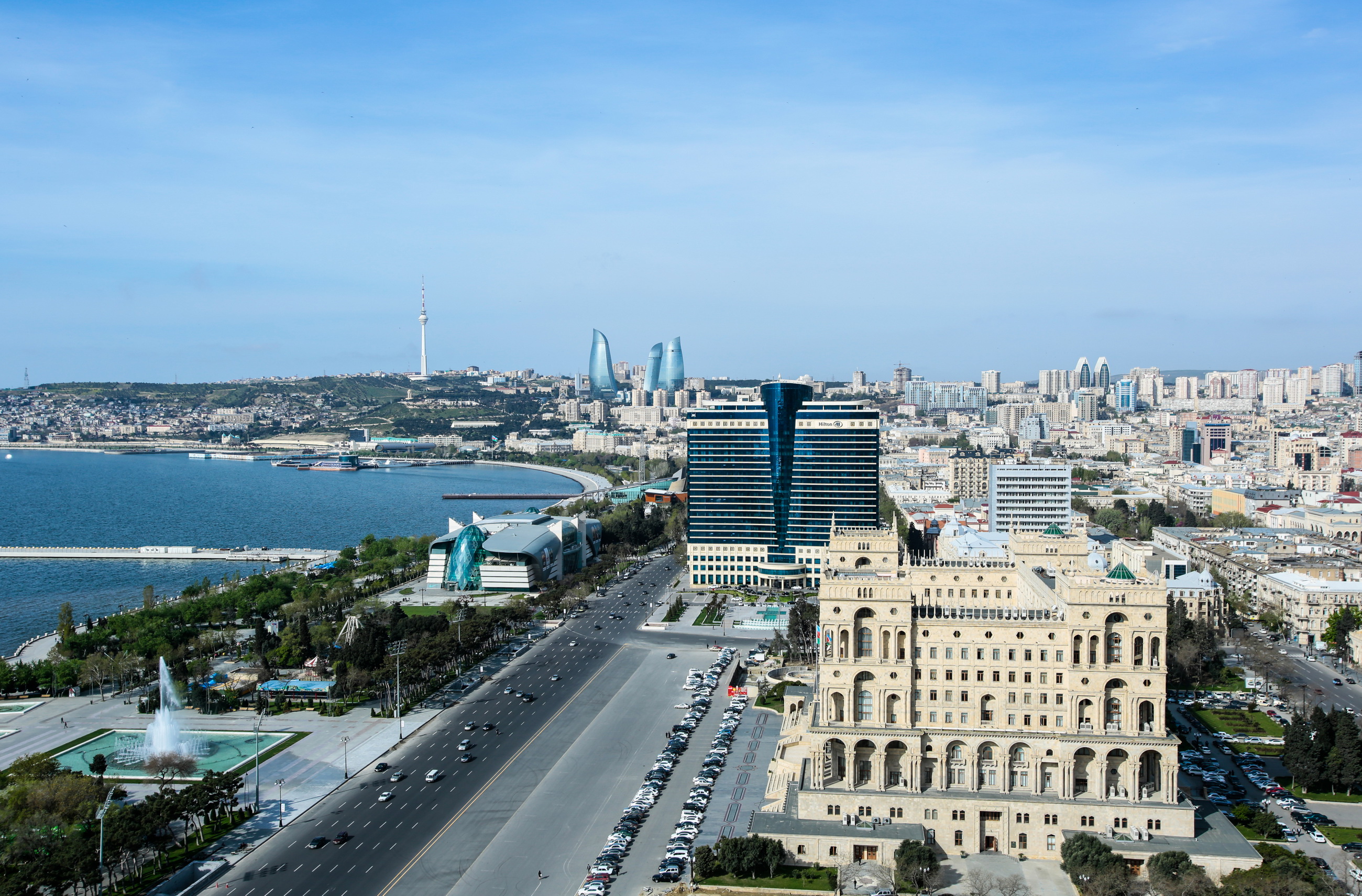 Баку Азербайджан панорама