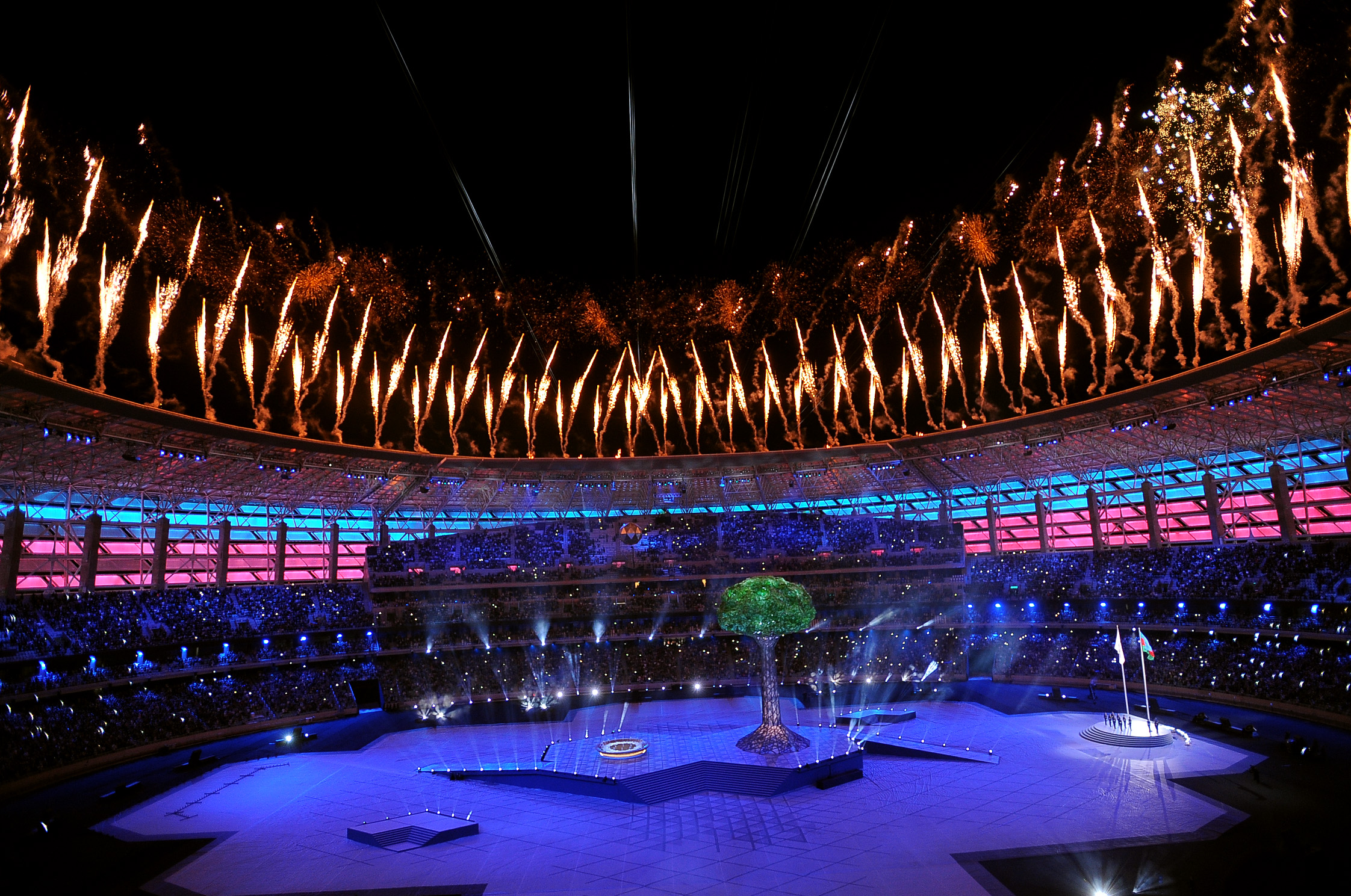 International sporting events. Олимпийский стадион Баку 2021. Олимпийский стадион Москва декабрь 2020. Баку 2017. Состоялась церемония закрытия.