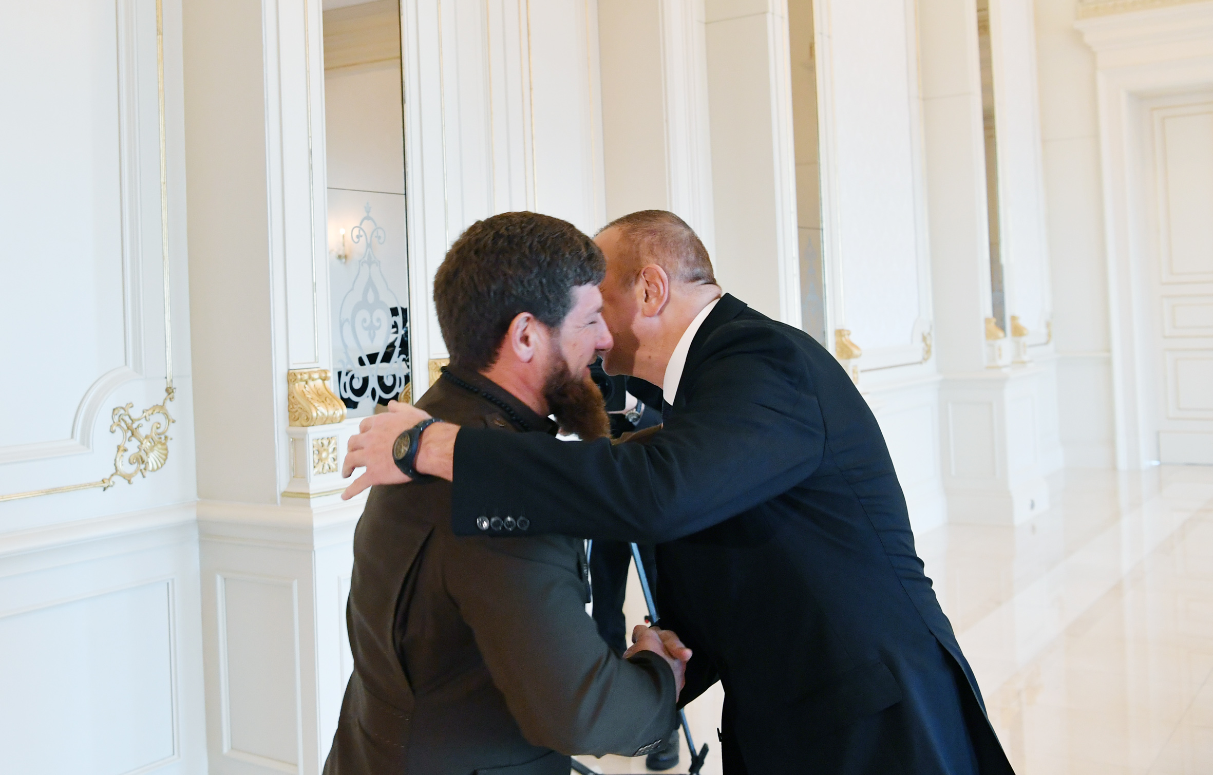 Рамзан Кадыров с президентом Азербайджана