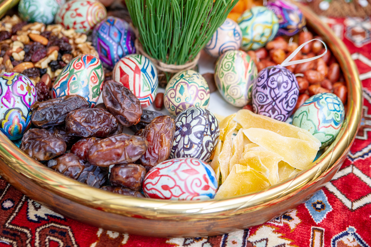 Яйца на Новруз байрам Азербайджан
