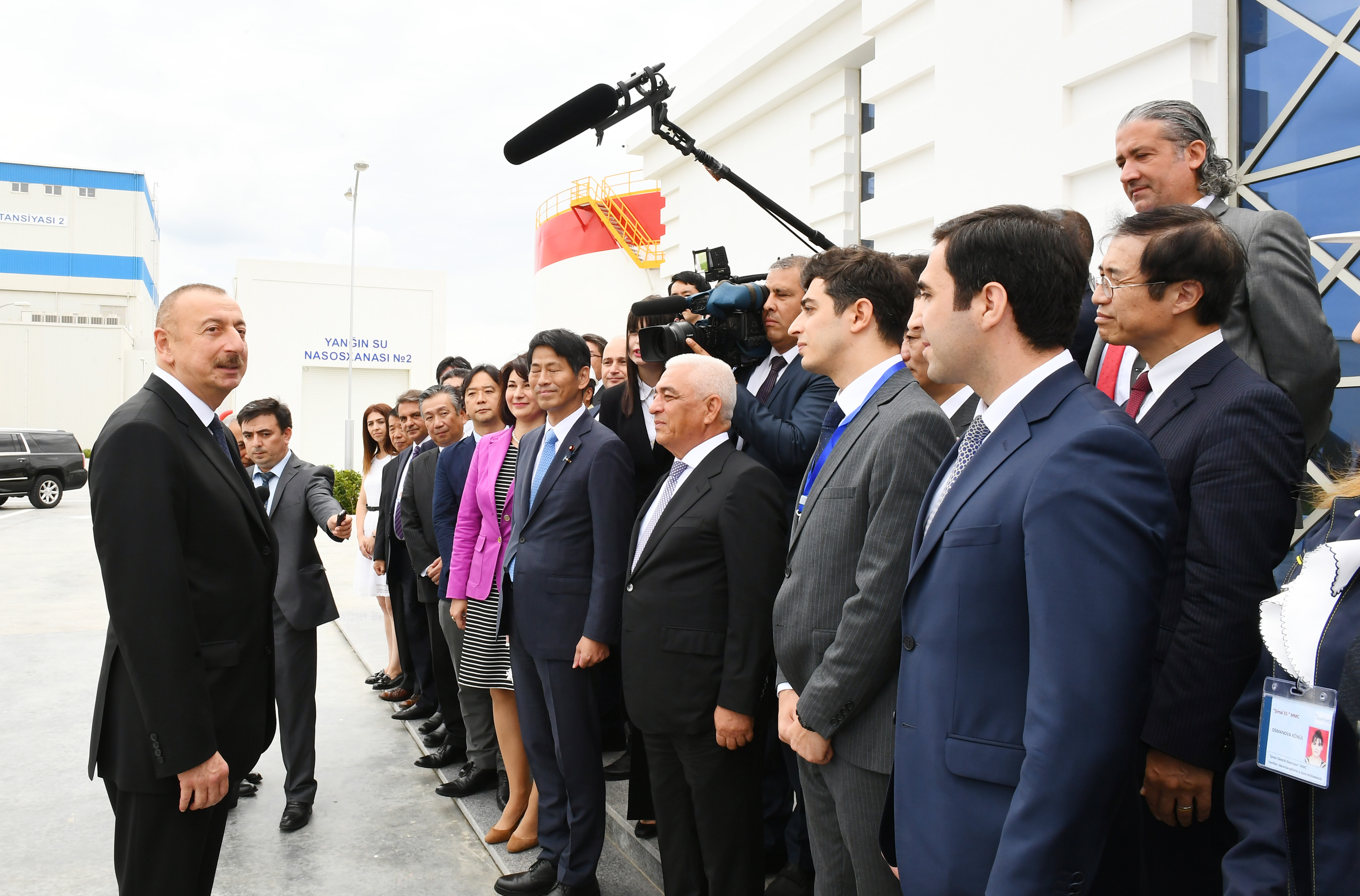 Баку Шимал. Азербайджан для повер. President Baku firma.