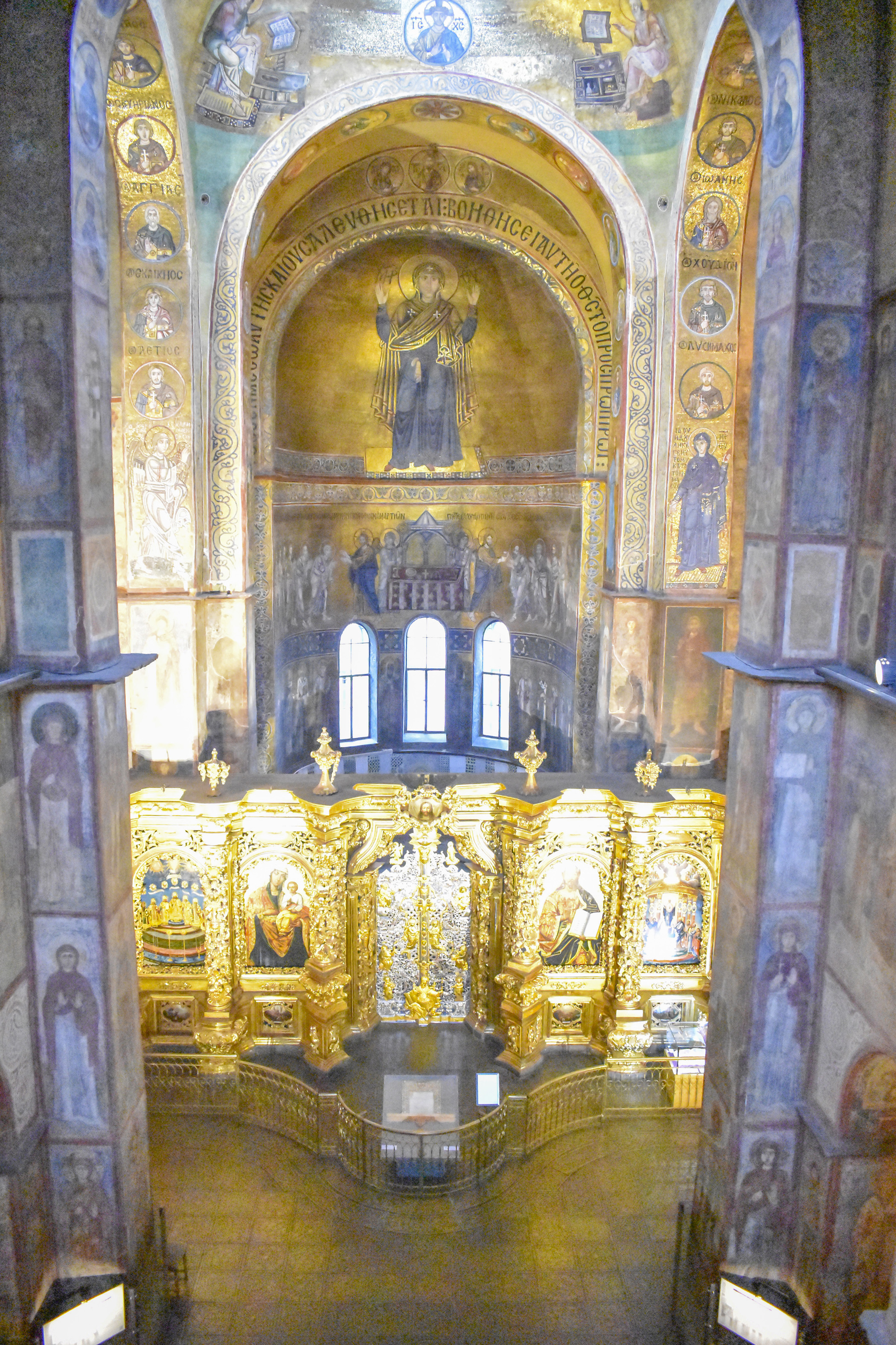 киев софийский собор внутри