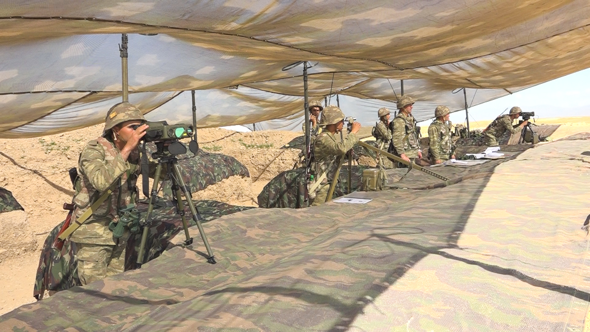 Азербайджан начнет войну. Командно-штабные учения. Командно-штабная палатка Министерство обороны.
