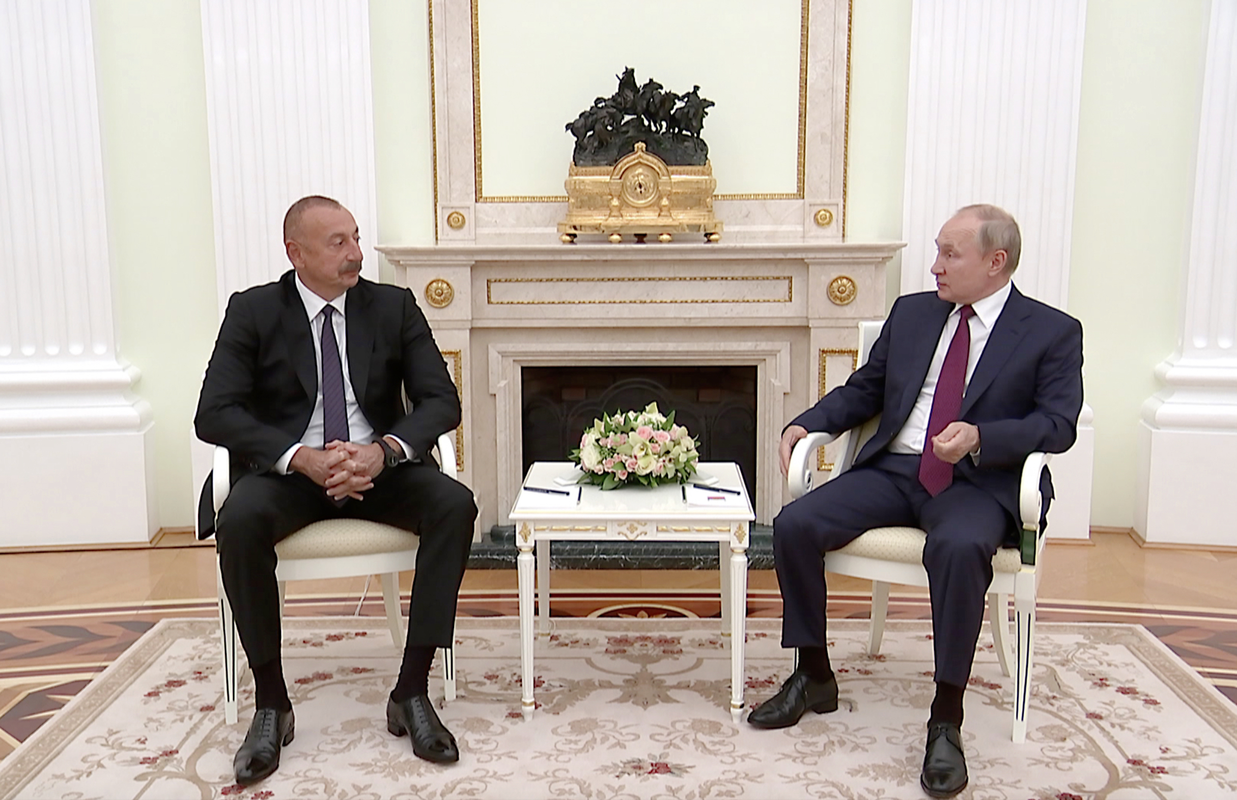 Президенты Азербайджана Гейдар Алиев.. Путин Лукашенко . Кочарян