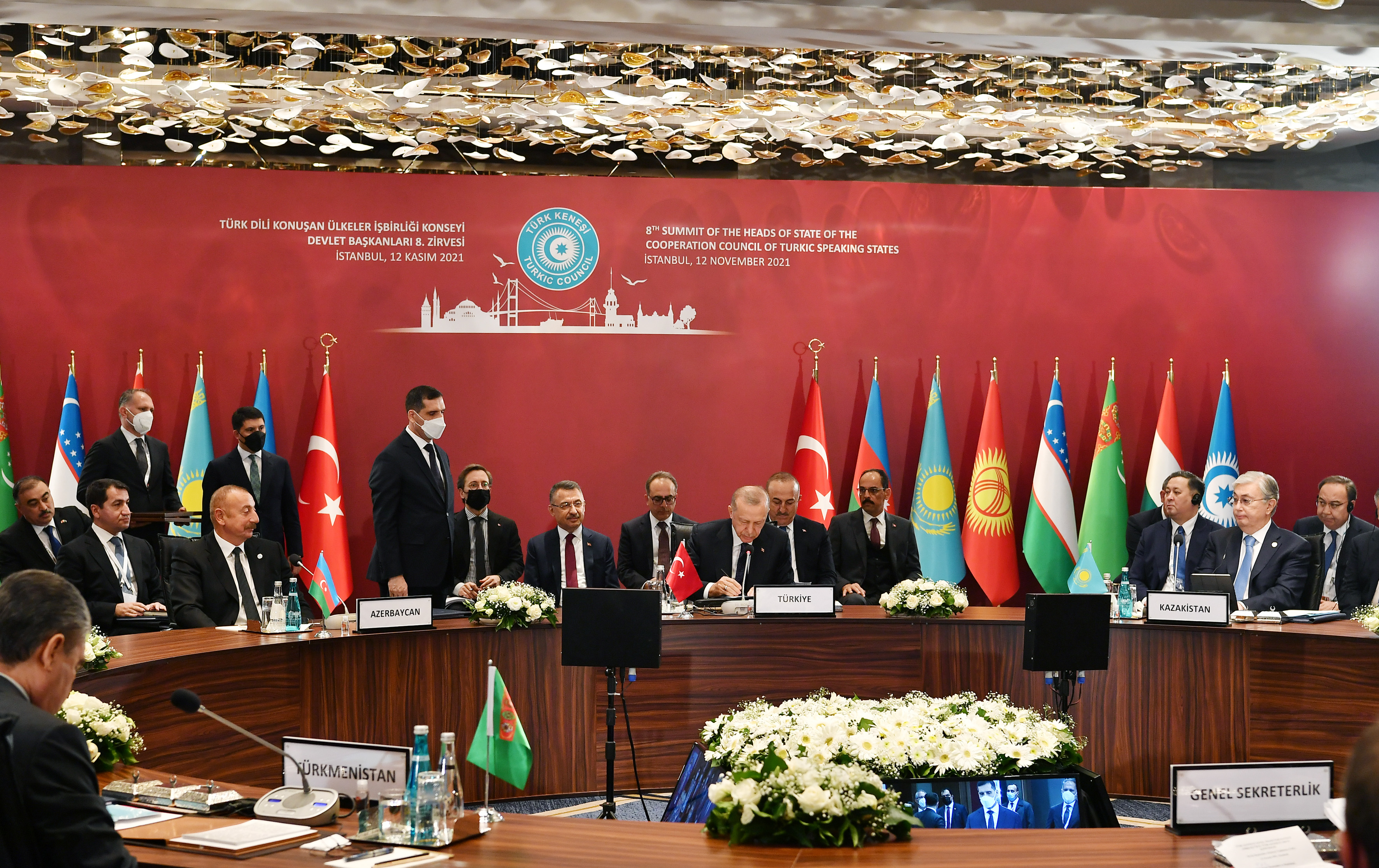 Организация саммитов. Саммит тюркоязычных государств 2021. Эрдоган саммит тюркских государств. VIII саммит в Стамбуле. Совет сотрудничества тюркоязычных государств Стамбул.