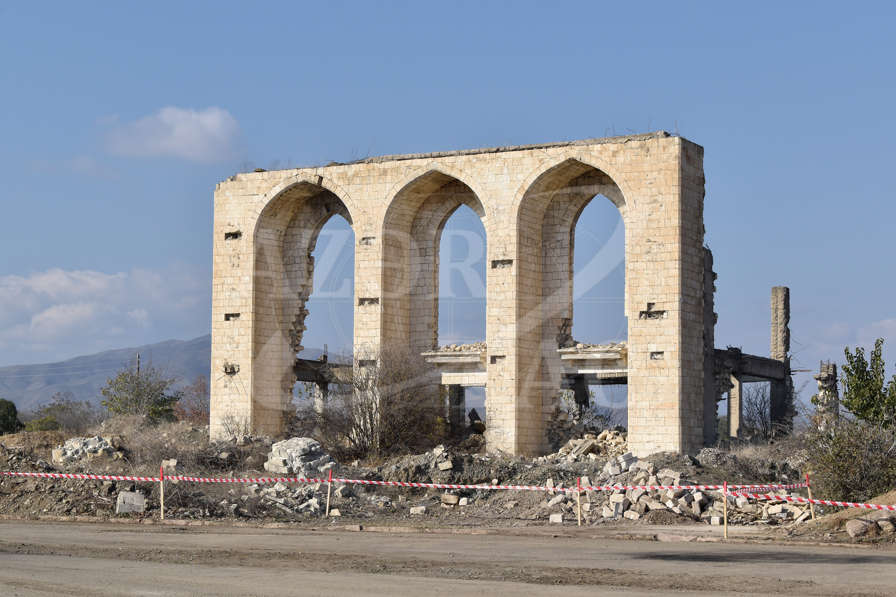 Агдам город в азербайджане фото