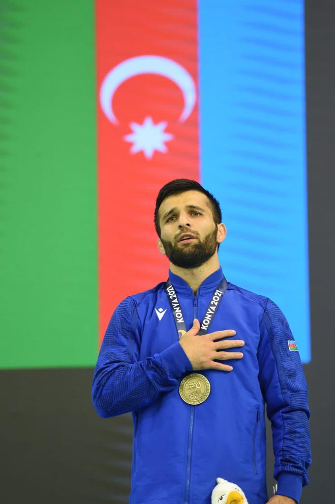 Azerbaijani Greco-Roman wrestler crowned Islamic Solidarity Games champion.