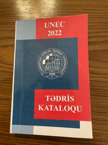 “UNEC 2022” tədris kataloqu çap edilib